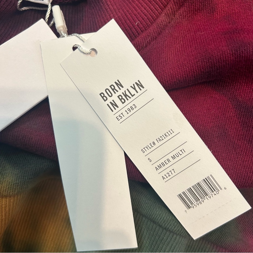 Revolve x 525 America - Tie-Dye Cutout Shoulder Sweatshirt - Picture 7 of 9